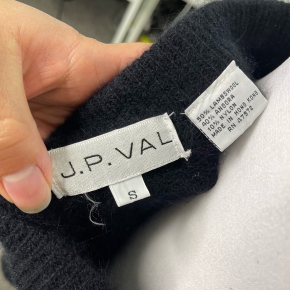 J.P. VAL Black Lambwool Agora Eyelash Maxi Pencil Knit Skirt Sz Small Soft Cozy - Picture 5 of 7